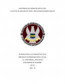 ANALISIS DE UN PROBLEMA SOCIAL ACTUAL