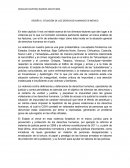 SITUACION DE LOS DERECHOS HUMANOS EN MEXICO