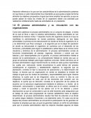 El proceso administrativo y su vinculación con las organizaciones