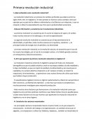 Historia Primera revolución industrial