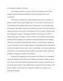 La investigación científica en Venezuela
