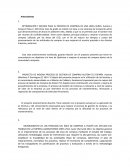 Antecedentes administrativos