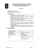 Departamento de Ciencias Químicas y Ambientales Laboratorio de Química Orgánica II