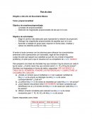 Plan de clase proporcionalidad