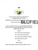 COSTOS OPERATIVOS DEL TRANSPORTE SELECTIVO MOTO TAXI EN LA ZONA URBANA DE CIUDAD EL RAMA, I SEMESTRE AÑO 2016