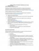 Marco para la activación comercial de Chile