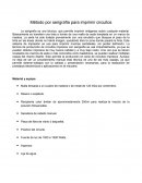 Manual serigrafía PCB