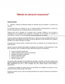 Método de valoración empresarial