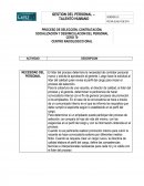 Proceso seleccion del personal