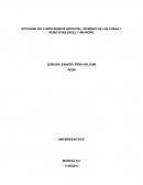 Actividad Inteligencia artificial, internet de las cosas y robots Ms-Excel y Ms-Word