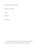 Control 5Ubicación de un Proyecto o Planta Productiva