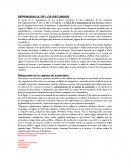 La teoría de la dependencia de los recursos representa la idea tradicional de las relaciones interorganizacionales