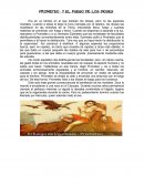 PROMETEO Y EL FUEGO DE LOS DIOSES