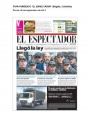 El nuevo Analisis semítico de portada periodistica