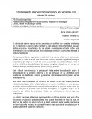 Psicooncologo, magister en Psicolingüística, Magister en psicología