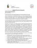 Reflexión servicios de alimentación