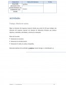 Trabajo: Diseño de sesión