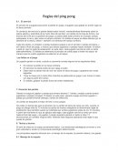 Reglas del ping pong