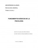 PSICOLOGÍA GENERAL TRABAJO SOCIAL I