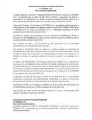 ANALISIS DEL ESTADO DE SITUACION FINANCIERA