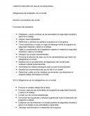 COMITÉ PARITARIO DE SALUD OCUPACIONAL Obligaciones del empleador con el comité