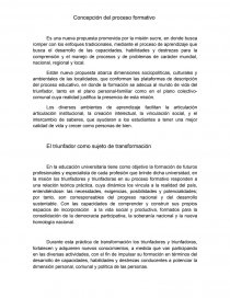 Concepción del proceso formativo. El triunfador como sujeto de transformación. Página 1
