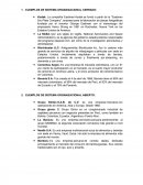 EJEMPLOS DE SISTEMA ORGANIZACIONAL CERRADO