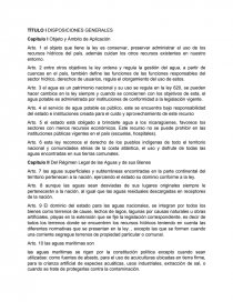 NUEVO TÍTULO I DISPOSICIONES GENERALES. Página 1
