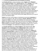 Diferencias, razones economicas y grupos religiosos colonias inglesas