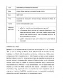 Fabricación de Pelonetes en Hershey’s Capacidad de producción. Toma de tiempo. Simulación de líneas de ensamble