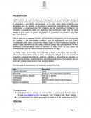 Tecnicas y ftes de investigacion