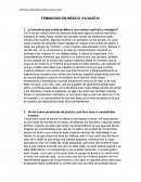 ¿Consideras que existe en México una cultura machista y misógina?