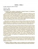 PARCIAL 1 PENAL 1 TEMAS TEÓRICOS