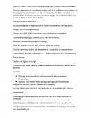 Sigmund Freud (1856-1939) neurólogo psiquiatra y creador del psicoanálisis.