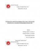 COMO SON PROYECTO FACTIBLE CREACION DE UNA EMPRESA