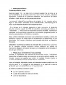 MARCO ECONÓMICO Cuadro económico- social