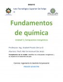 Cómo intervienen los compuestos inorganicos en el desarrollo de nuestro estado Quintana Roo?