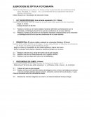 EJERCICIOS DE ÓPTICA/ FOTOGRAFÍA