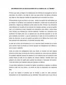 COMO SE RECORRIDO POR LAS INSTALACIONES EN LA FABRICA DE LA “BIMBO”