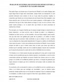 TRABAJO DE MUESTREO, RECONOCIENDO DONDE ESTUBO LA CALIDAD EN EL PASADO FERIADO.