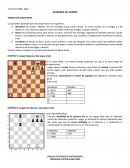 Identificar las casillas “débiles” del rey enemigo al que vamos atacar. Es como cuando vas al colegio o a de regreso a casa, entonces sabemos cuál es el mejor camino para llegar a nuestro destino.