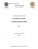 LA IMPORTANCIA DEL CLIENTE