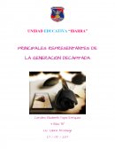 PRINCIPALES REPRESENTANTES DE LA GENERACIÓN DECAPITADA