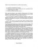 Cuales son los Objetivos tras la implementacion de un sistema cloud computing
