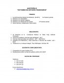 Auditoria externa “DICTAMEN DE ESTADOS FINANCIEROS”