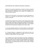 ANTECEDENTES DEL DERECHO PROCESAL EN MÉXICO