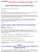 REGLAMENTO DE TASAS JUDICIALES EL CONSEJO NACIONAL DE LA JUDICATURA