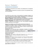 Identifica los componentes de las mezclas y las clasificaciones en homogéneas y heterogéneas.