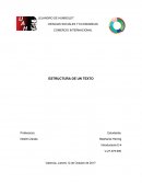 Estructura de un texto Dentro de la teoría de la literatura