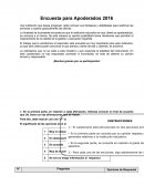 Encuesta para Apoderados 2016